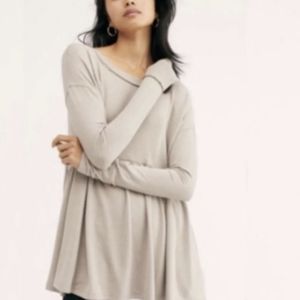 NWT Free People purple peplum top small